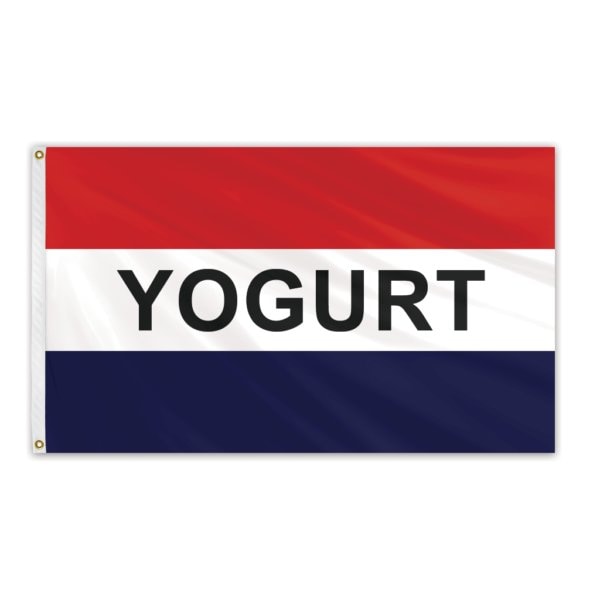 Yogurt Message Flag 3'x5' Standard Flag